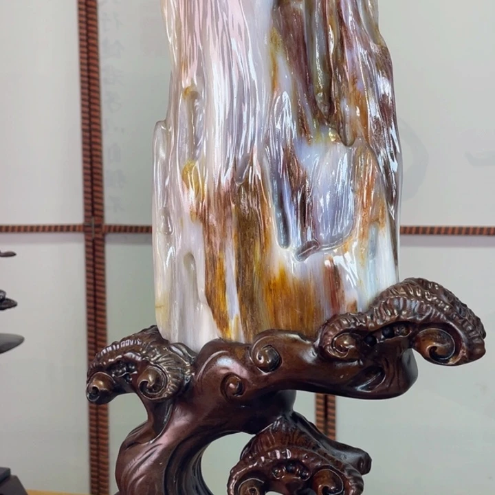 硅化玉未镶嵌珠宝奇石高44