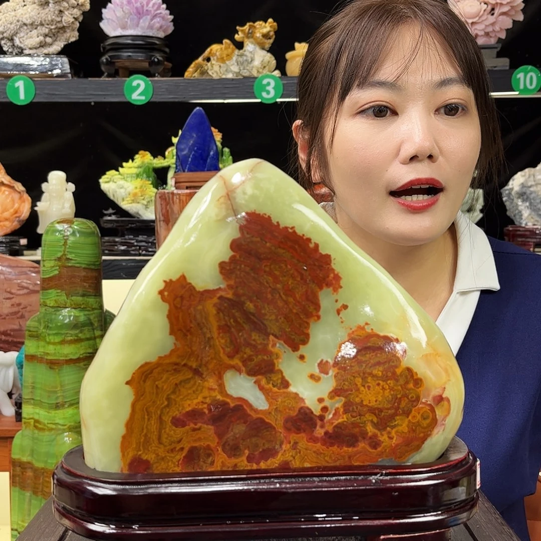 怪***怪玉玉石家居摆件装饰