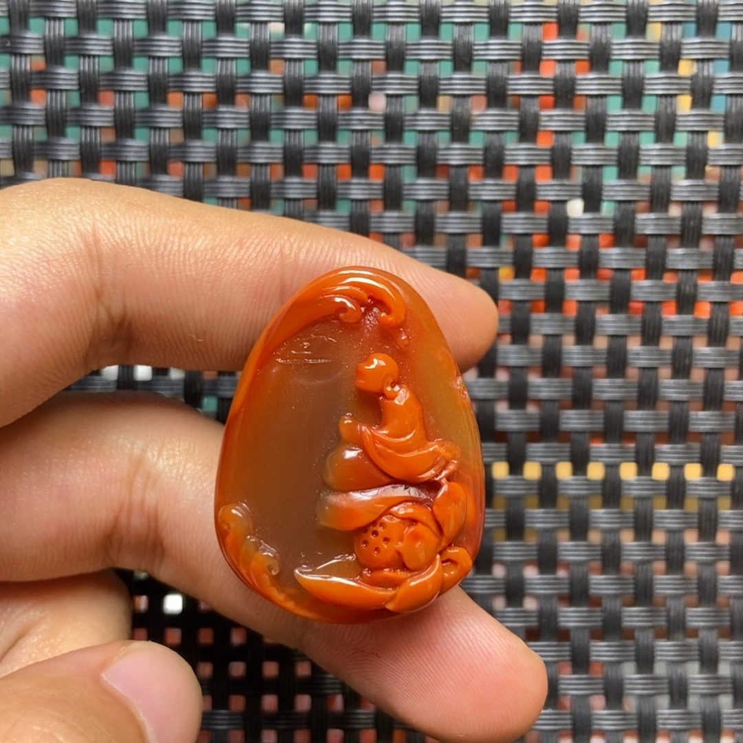 吊坠(不含链)未镶嵌南红玛瑙