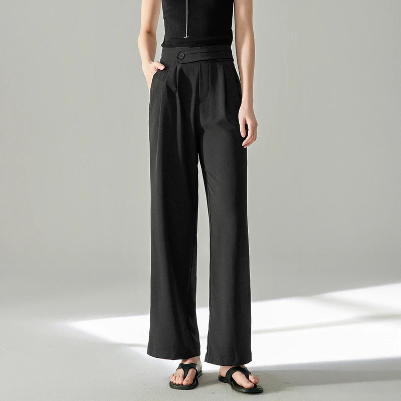 【小余专属】MOFAN摩凡夏新款洋红粉休闲裤