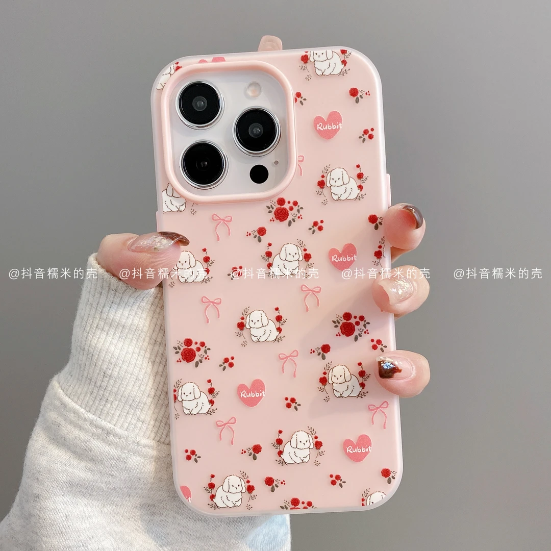 果冻壳适用iphone17promax苹果16手机壳15/14/13/12/11华为兔子