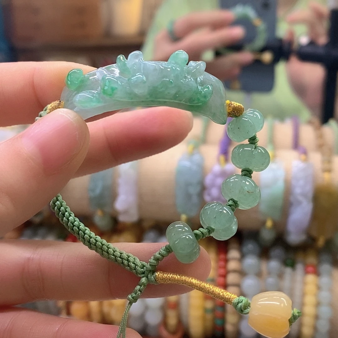 翡翠未镶嵌挂件翡翠手牌