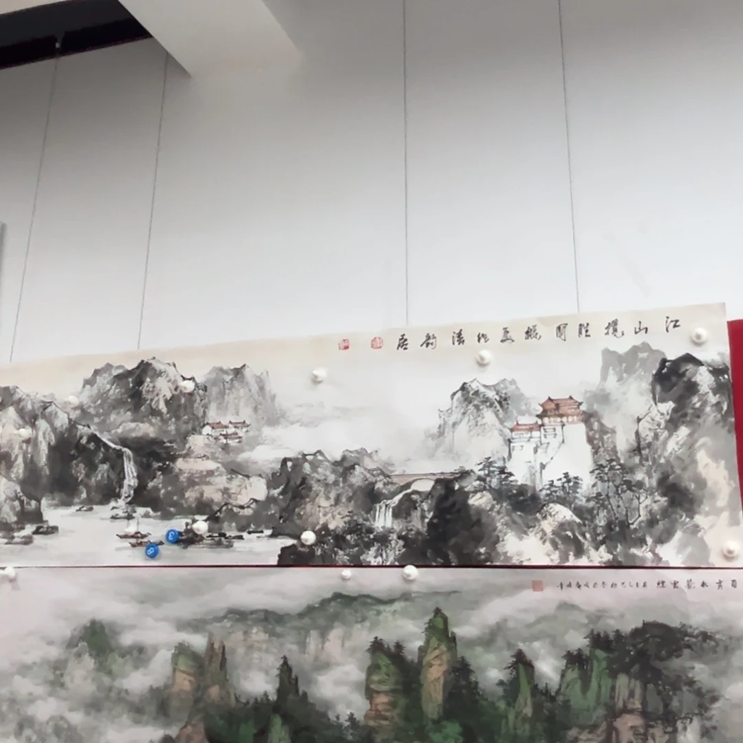 特***强国画绘画作品多次参加