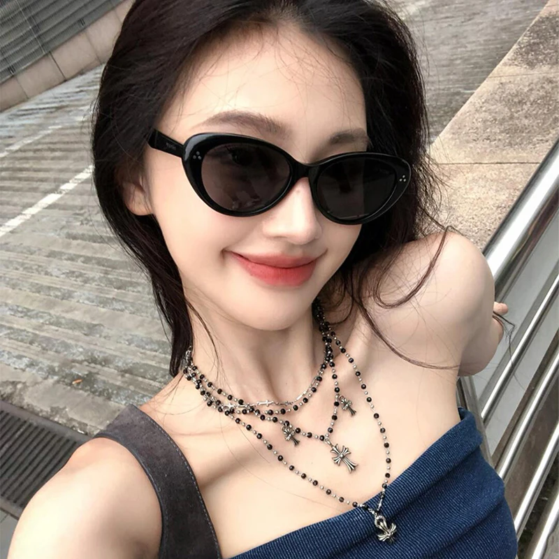 墨镜女款2025猫眼新款高级感大框适合方圆脸潮流防紫外线显脸小