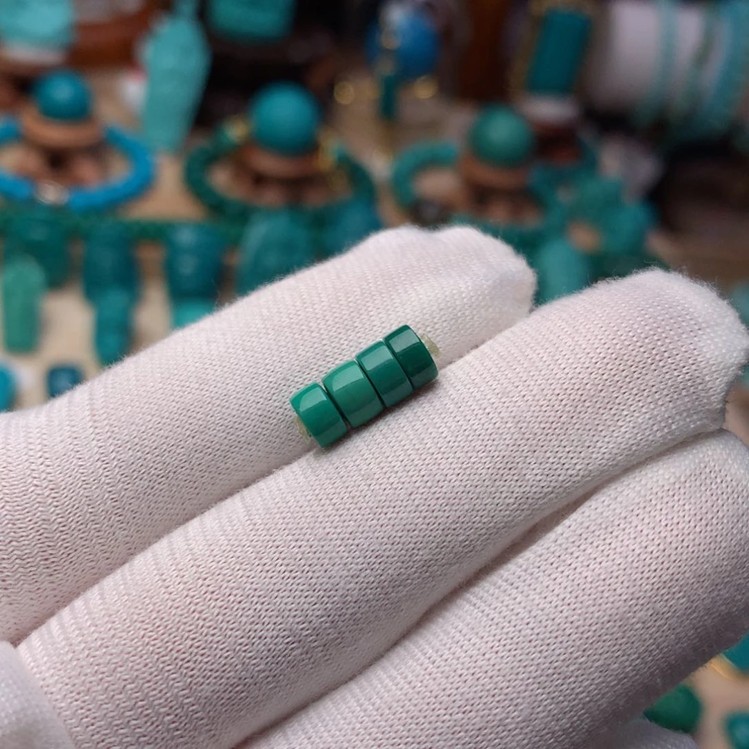 绿松石珠宝奇石未镶嵌5.5mm