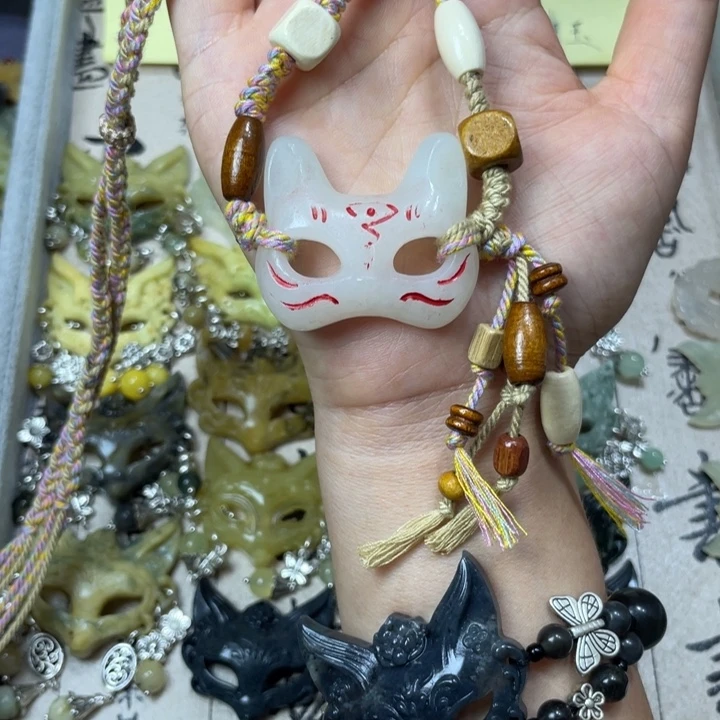 蛇纹石玉合金车挂