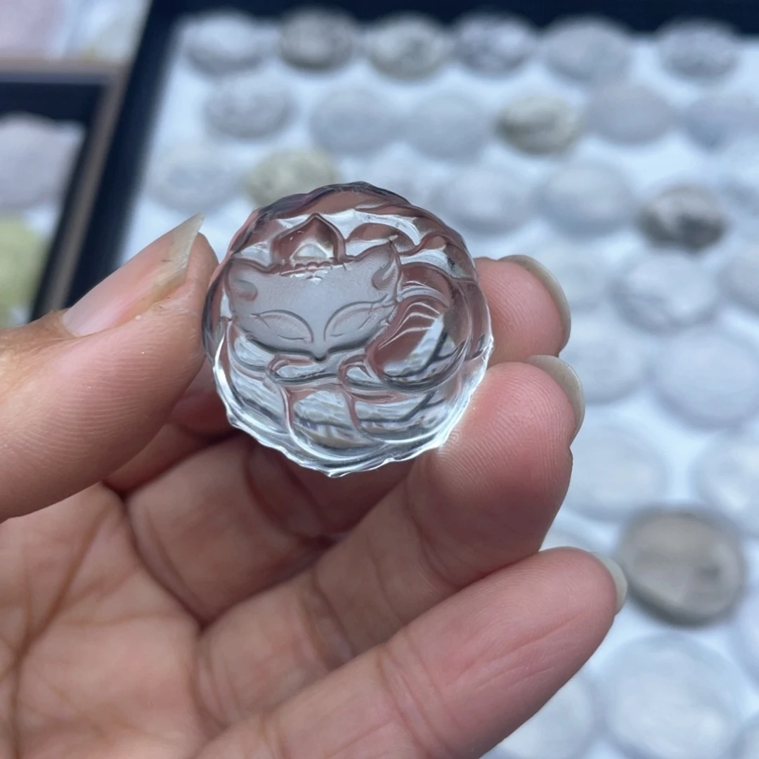 水晶吊坠(不含链)未镶嵌眉****计