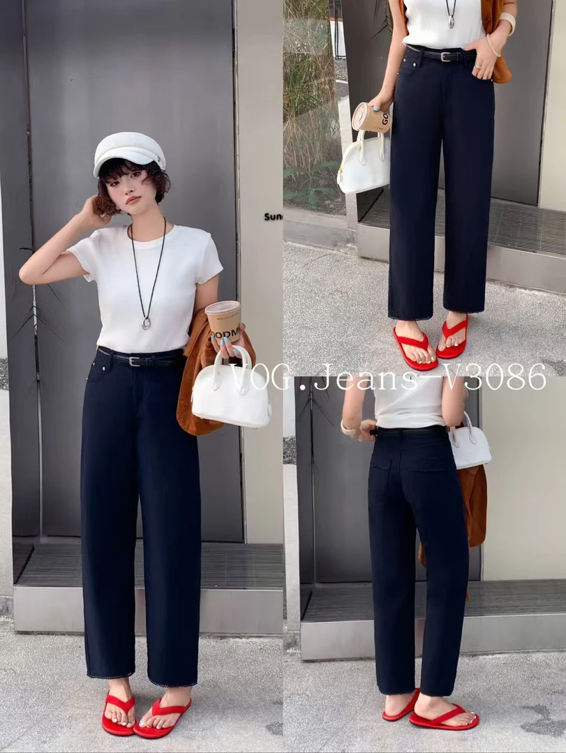 【芸姐】3086欧货显瘦舒适百搭气球裤