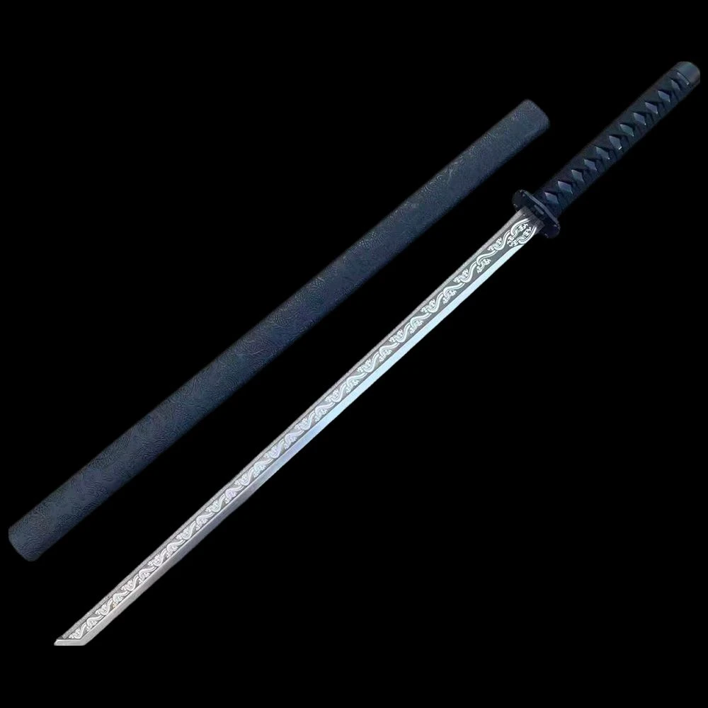 龙泉刀剑唐横刀宝剑一体锰钢未开刃