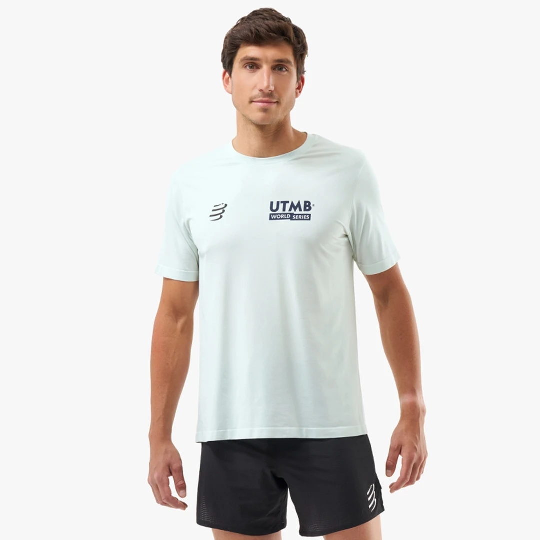 Compressport2025UTMB运动训练短袖T恤男士限量版户外透气