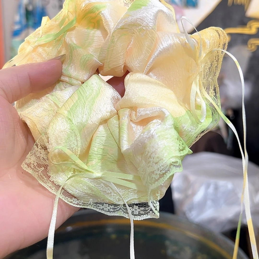 268蕾丝发圈手作