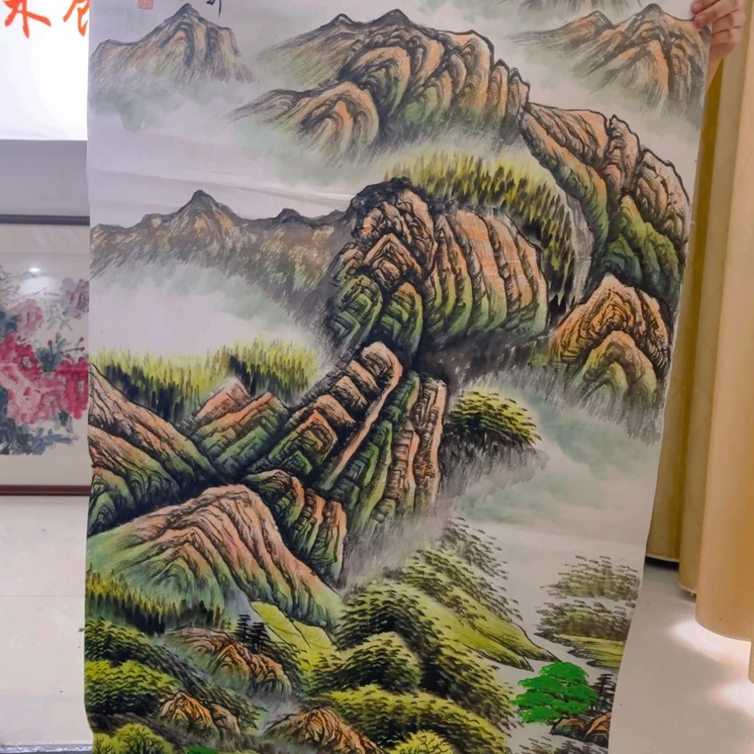 国画象山画航精品手绘5