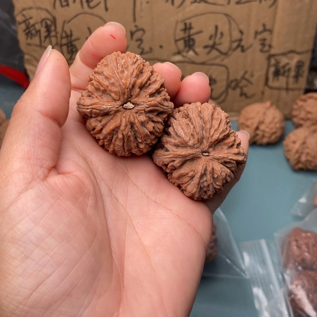 花***子吊坠文玩核桃蒜头21
