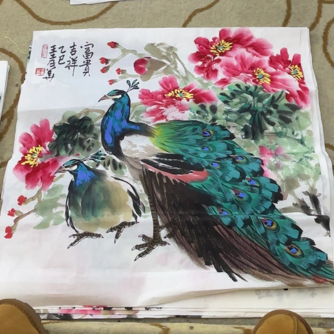 国画国画老师作品刘