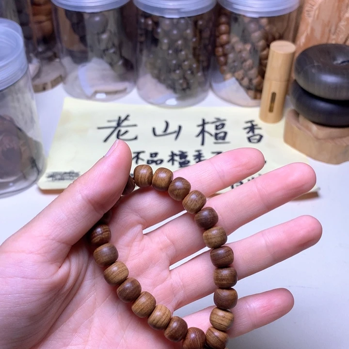 檀香木无事牌月*昕檀香8/9横纹沉水单圈