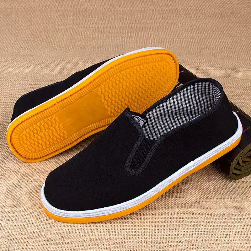 【拍一发二】春季黄底老北京布鞋舒适轻便耐磨防滑透气男女同款