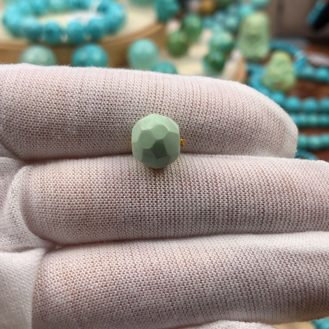 绿松石未镶嵌珠宝奇石10mm