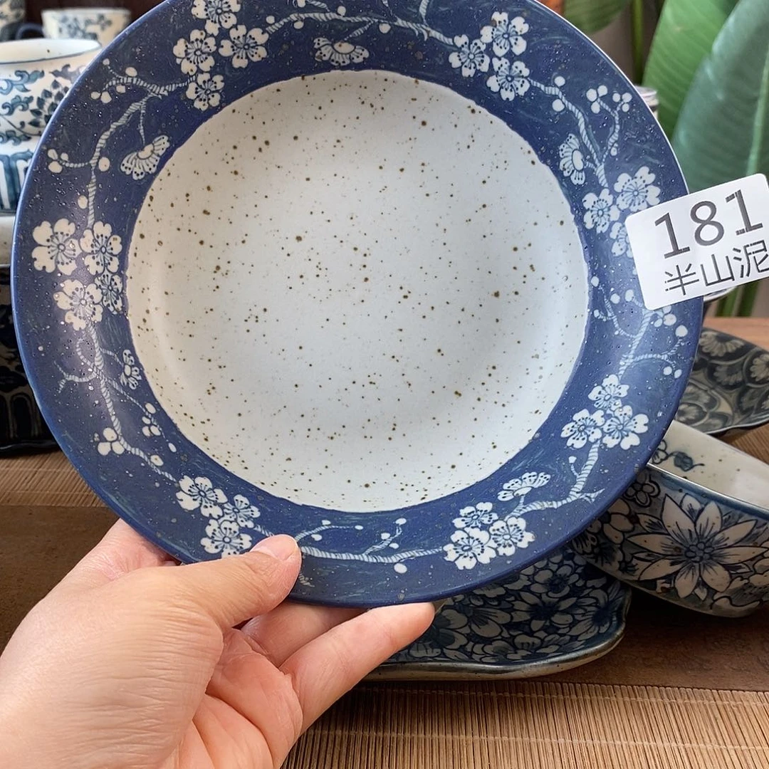 手工手绘青花高温陶瓷