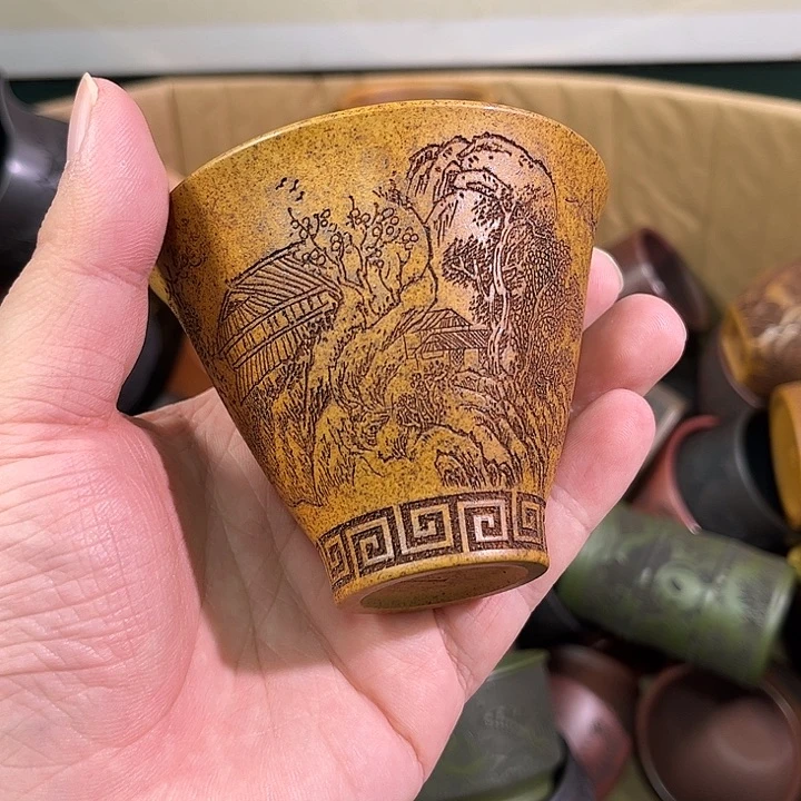 茶杯紫砂全手工紫砂 主人杯