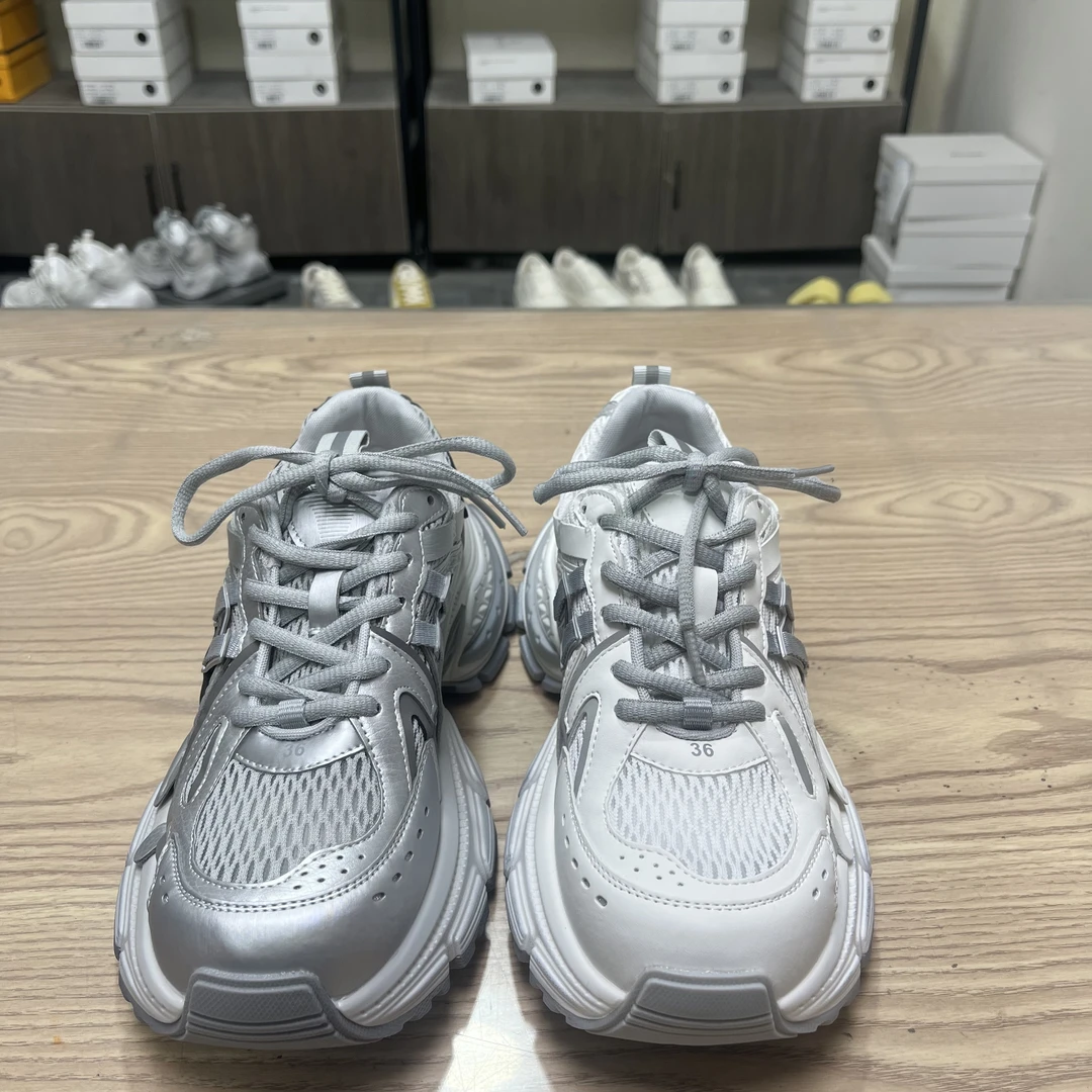 【欧洲站轻奢尾单】6002夏款透气网面洋气百搭老爹鞋