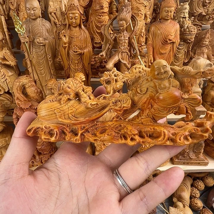 柏木（崖柏）今****弥勒佛微瑕