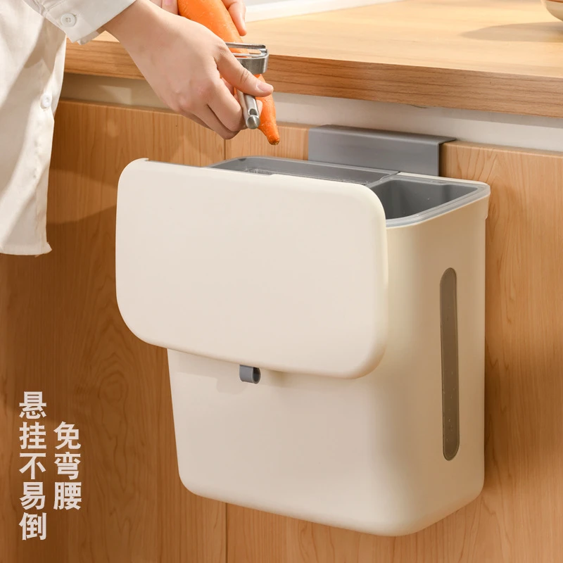 厨余废纸篓垃圾桶壁挂式大号厨房卫生间防水挂式