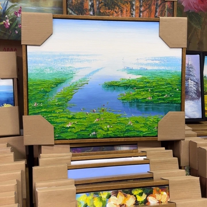 油画油画作品展和