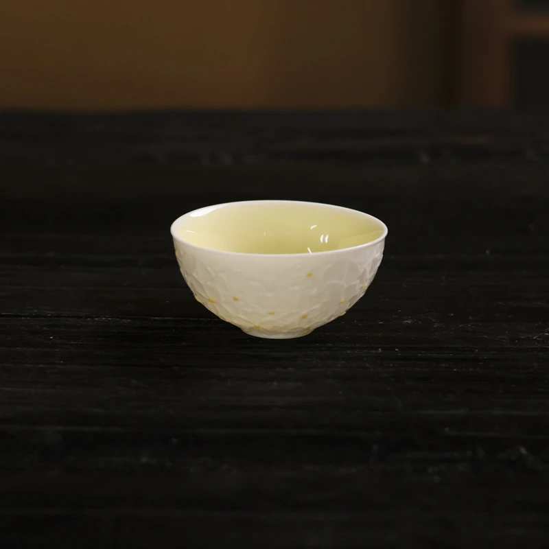 【小田甄陶】万花-黄丽君-茶杯-60ML（Q4691）