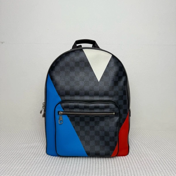 99新 LouisVuitton/路易威登 5735/男士时尚美洲杯限量款双肩包