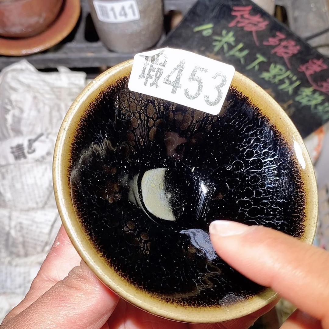 茶盏微瑕建盏主人杯子