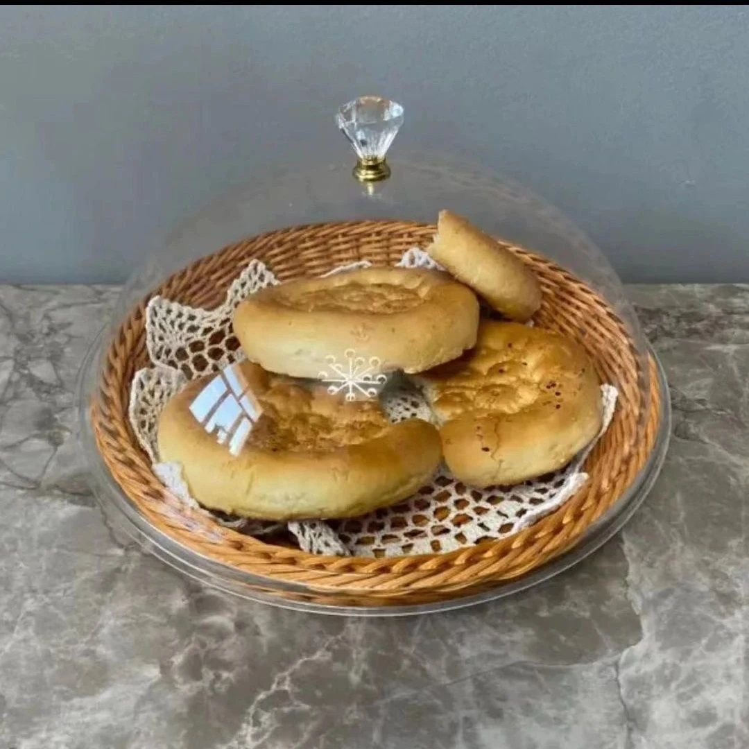 新疆直径30CM带盖竹编馕框全疆包邮馕盘子nandan编织家用厨房机