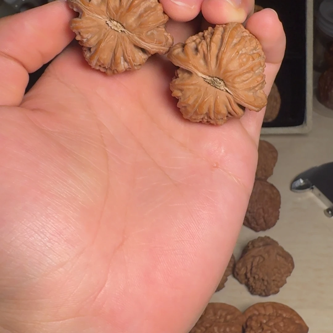 烬***吊坠文玩核桃白狮子