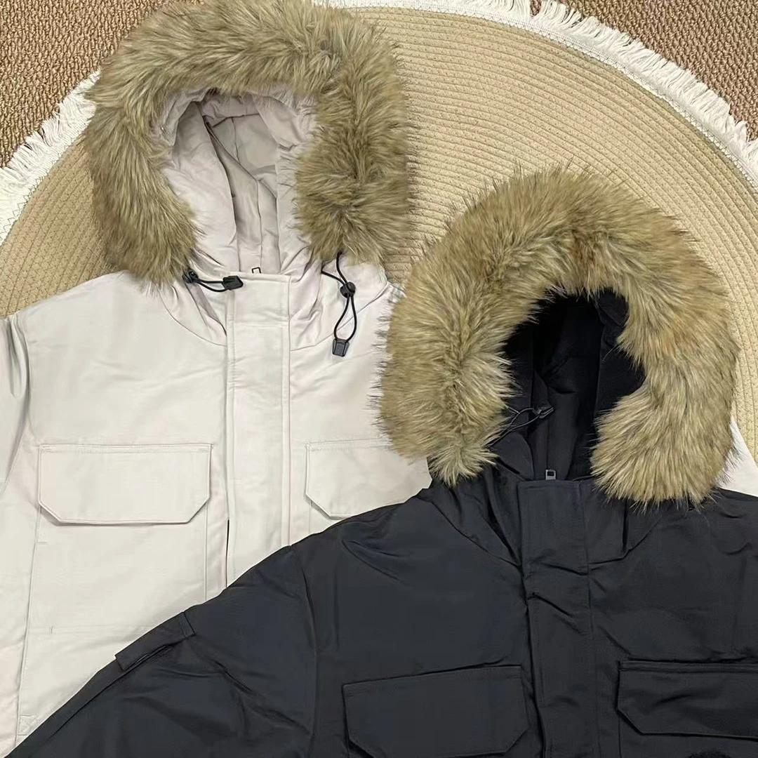 大毛领极寒系列！科技拉满海外版五防石墨烯加厚毛领派克羽绒服