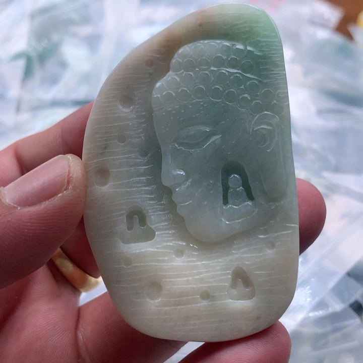 翡翠未镶嵌颈饰保真天然a货翡翠