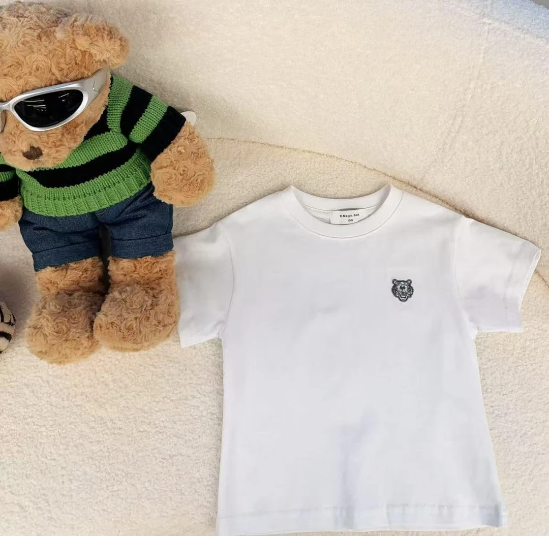 潮牌童装定制”明星精致”亲子夏季短袖C0036