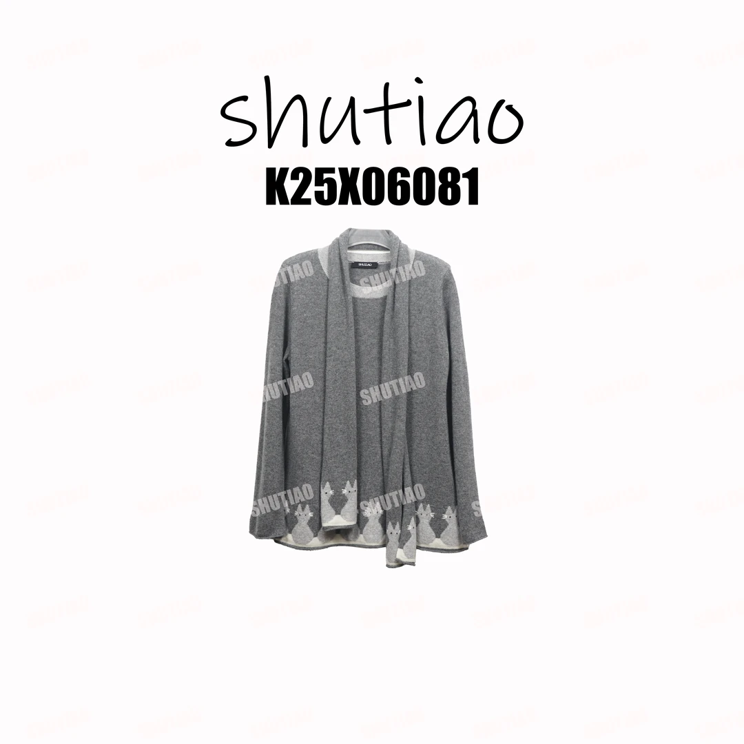 【SHUTIAO】2025秋冬：新款小众设计款毛衣K25X06081