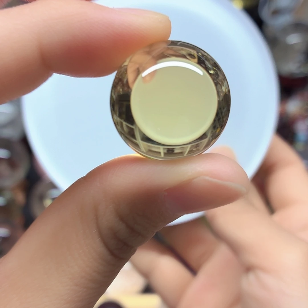 未镶嵌水晶珠宝半成品净体24黄水晶