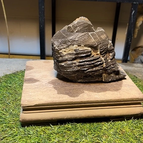 红陶石头花盆老桩盆