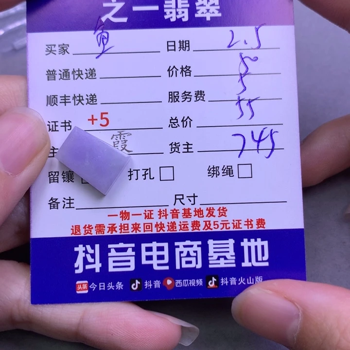 翡翠颈饰未镶嵌鱼*