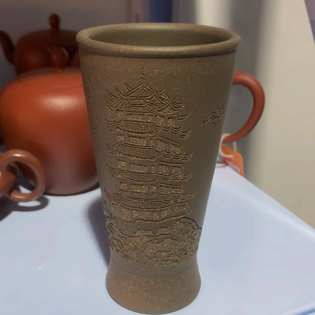 紫砂公道杯宜兴原矿
