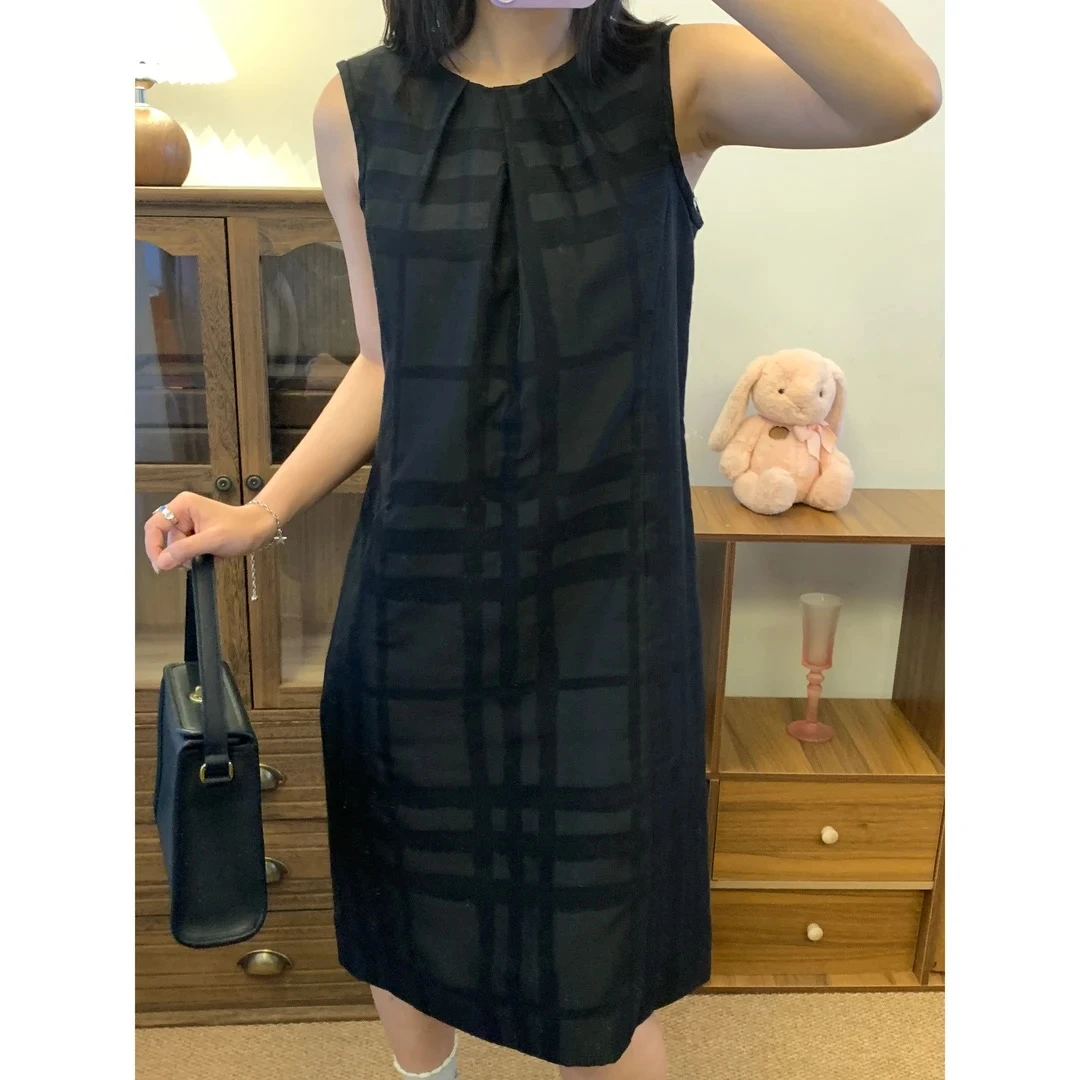 vintage中古/连衣裙/尺码38码胸围90衣长95/编码045