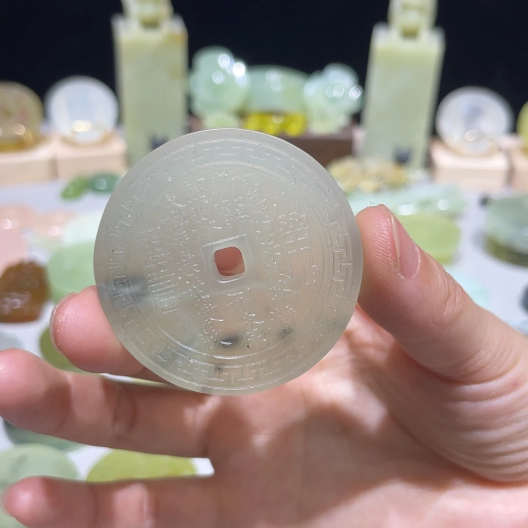 岫玉未镶嵌颈饰14