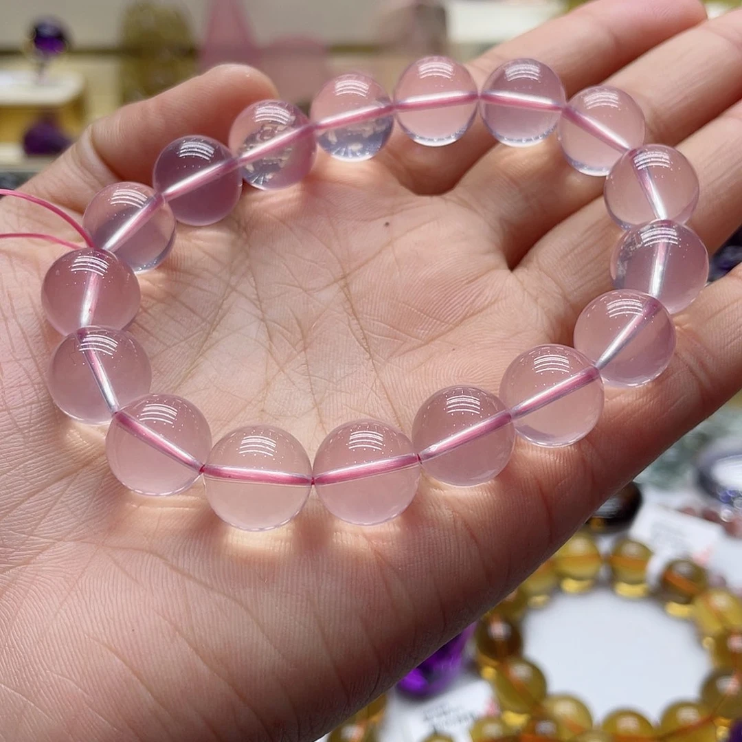 水晶手链未镶嵌粉晶