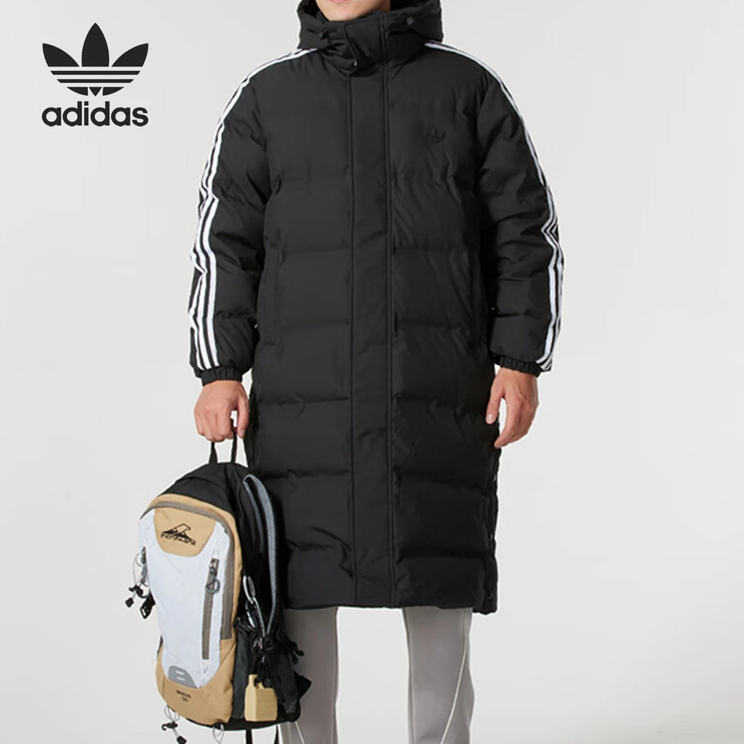 Adidas/阿迪达斯正品三叶草男士保暖防风运动羽绒服JD3749