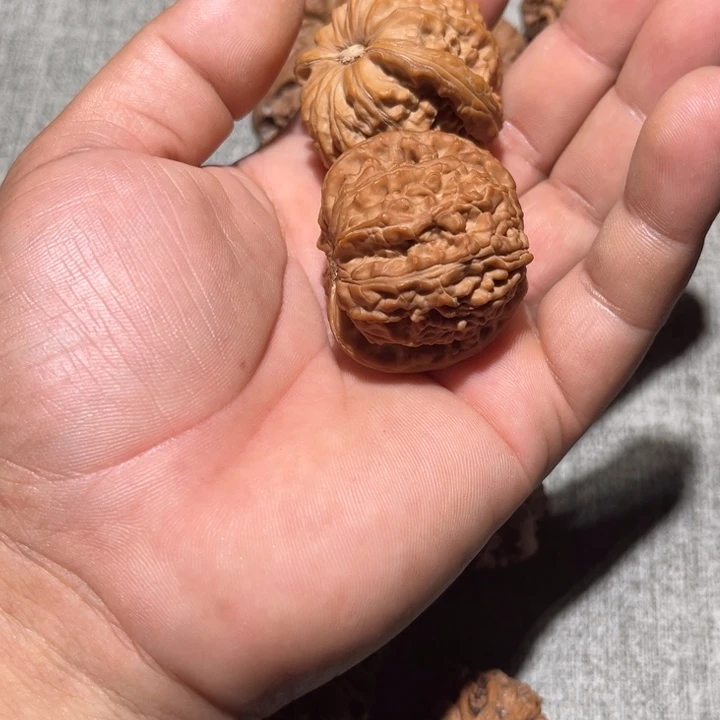 ****看吊坠文玩核桃白狮子