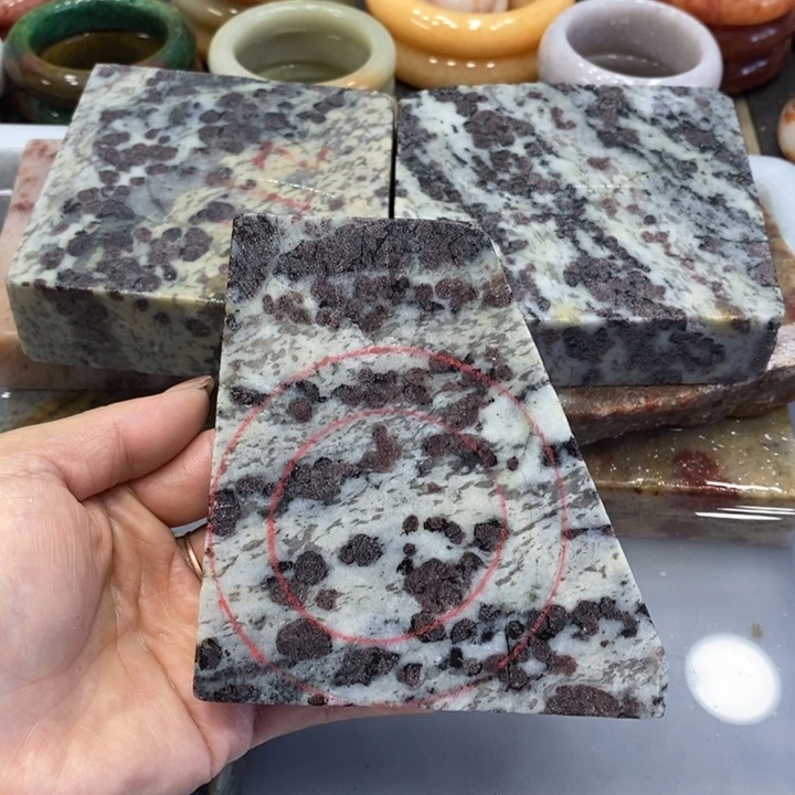 未镶嵌手镯石英质玉紫玫瑰有色线色根色点皮扣私人定制无裂不腿换