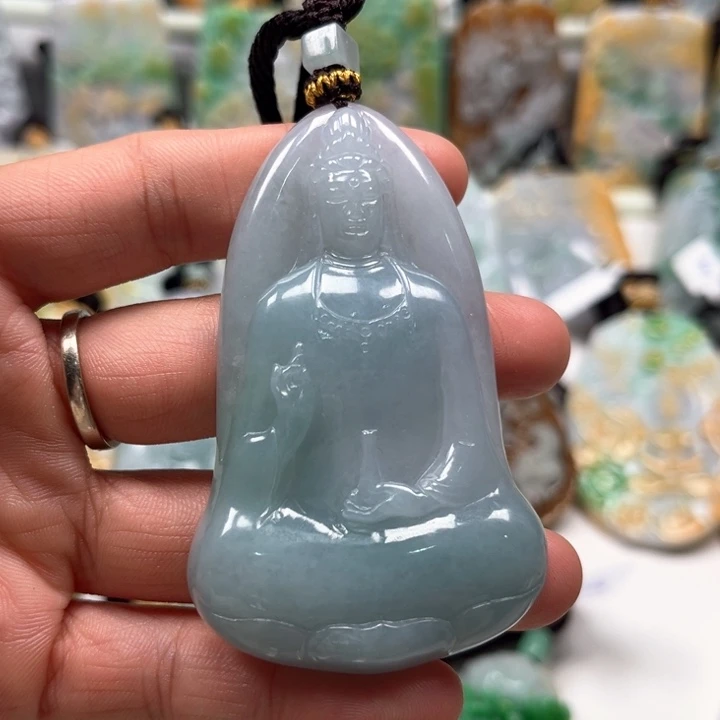 盘***古翡翠未镶嵌挂件挂件