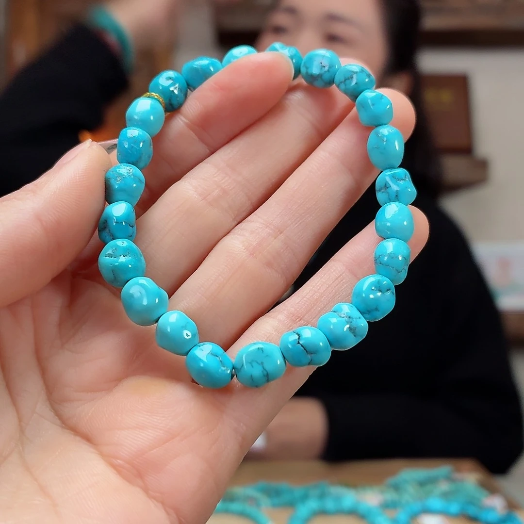 未镶嵌绿松石珠宝奇石然*