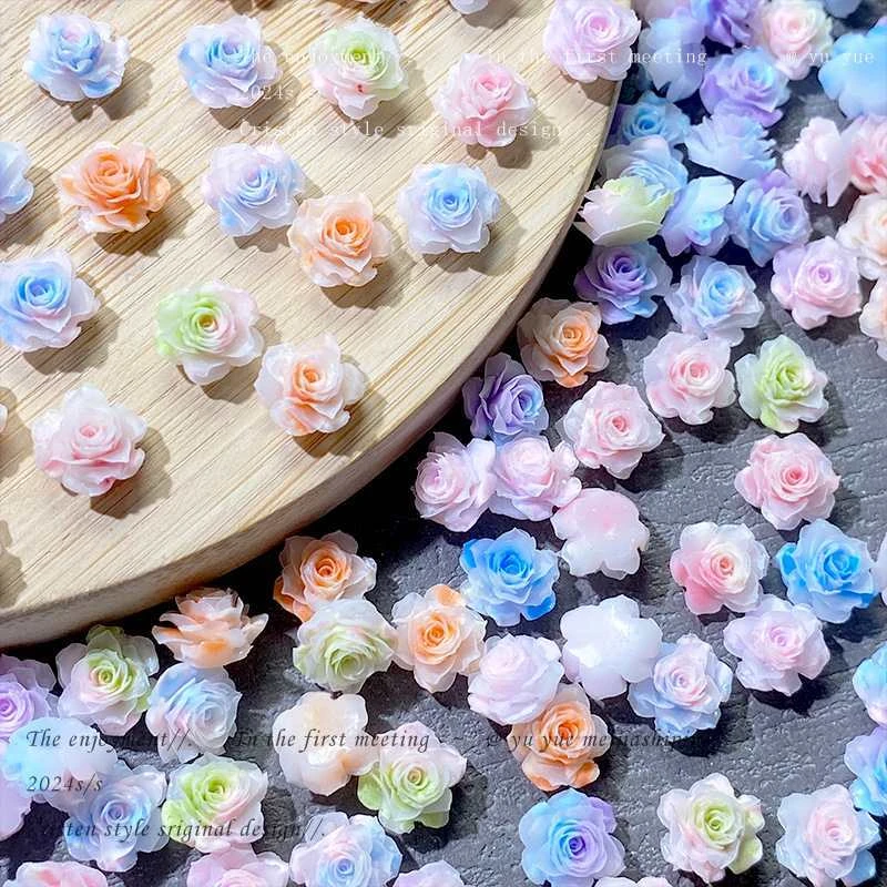 美甲软花雕花蝴蝶小清新