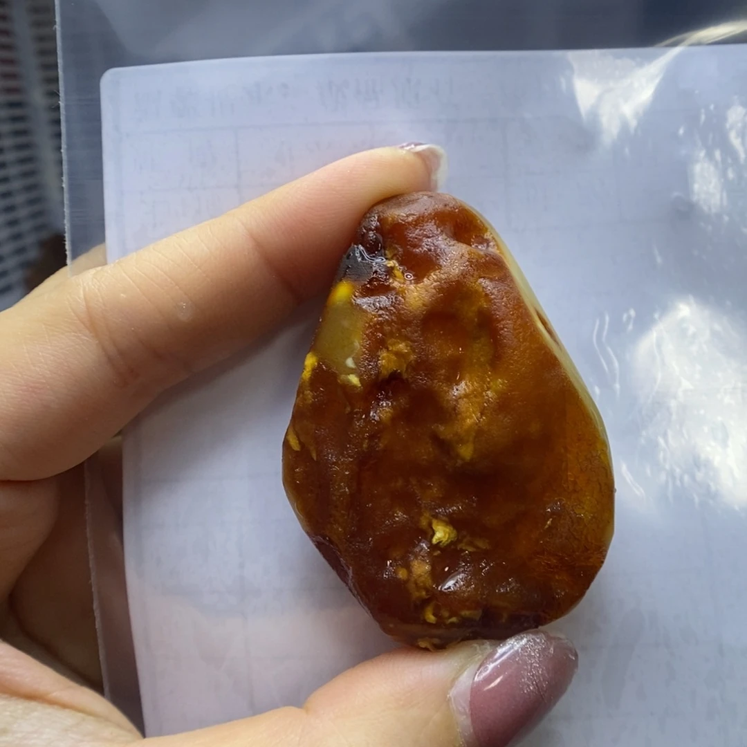 未镶嵌定制蜜蜡郎